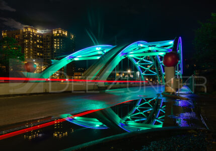 Houston Highway 59 Bridges at Twilight