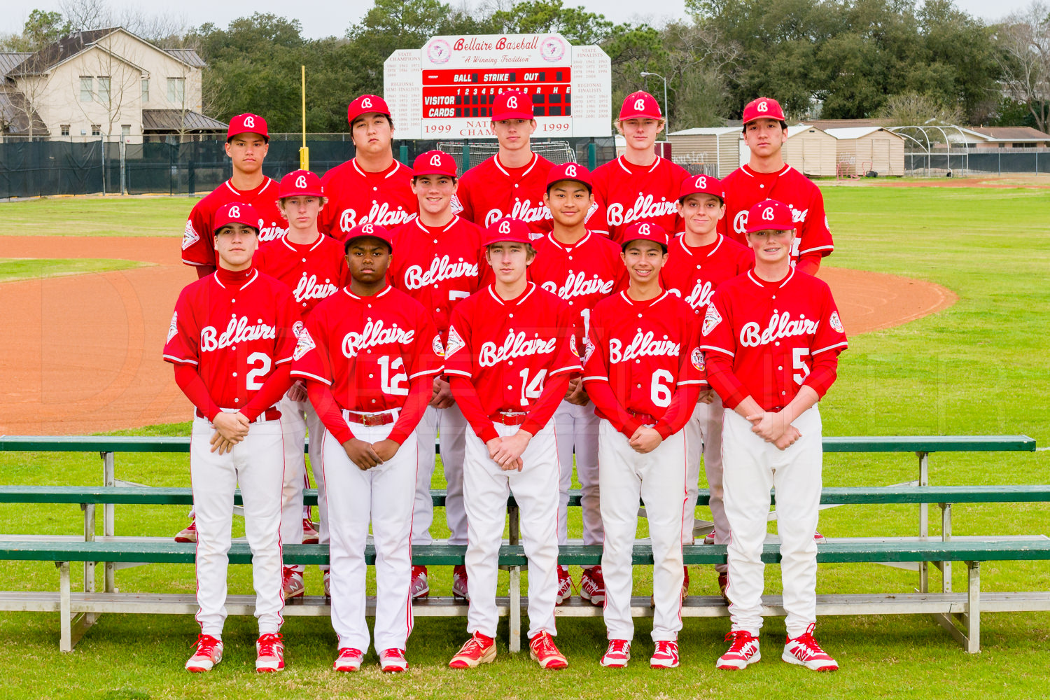 20180203 Bellaire Cardinal Baseball Team Photos • Dee Zunker Photography