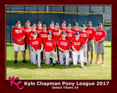 Kyle Chapman Pony League Team Photos 2017