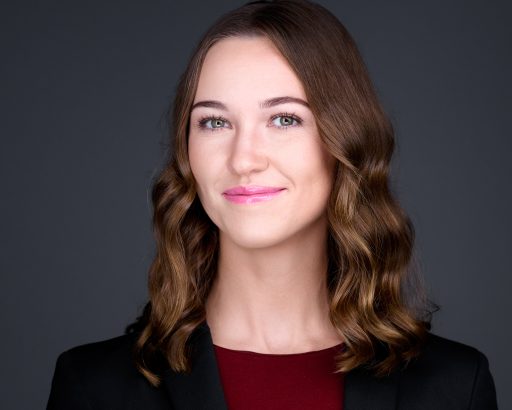 Professional Headshot on medium gray background